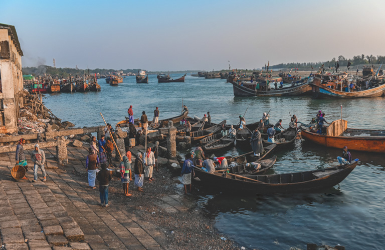 Fish Trading Port in Cox's Bazaar